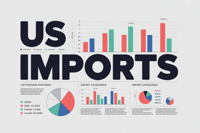 a graph featuring US imports
