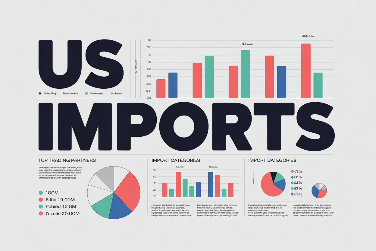 a graph featuring US imports
