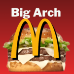 big arch named unhealthiest burger. big arch burger, mcdonalds logo