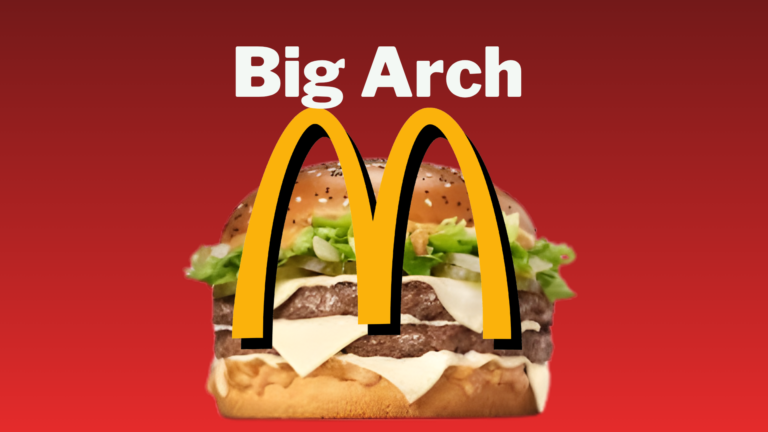 big arch named unhealthiest burger. big arch burger, mcdonalds logo