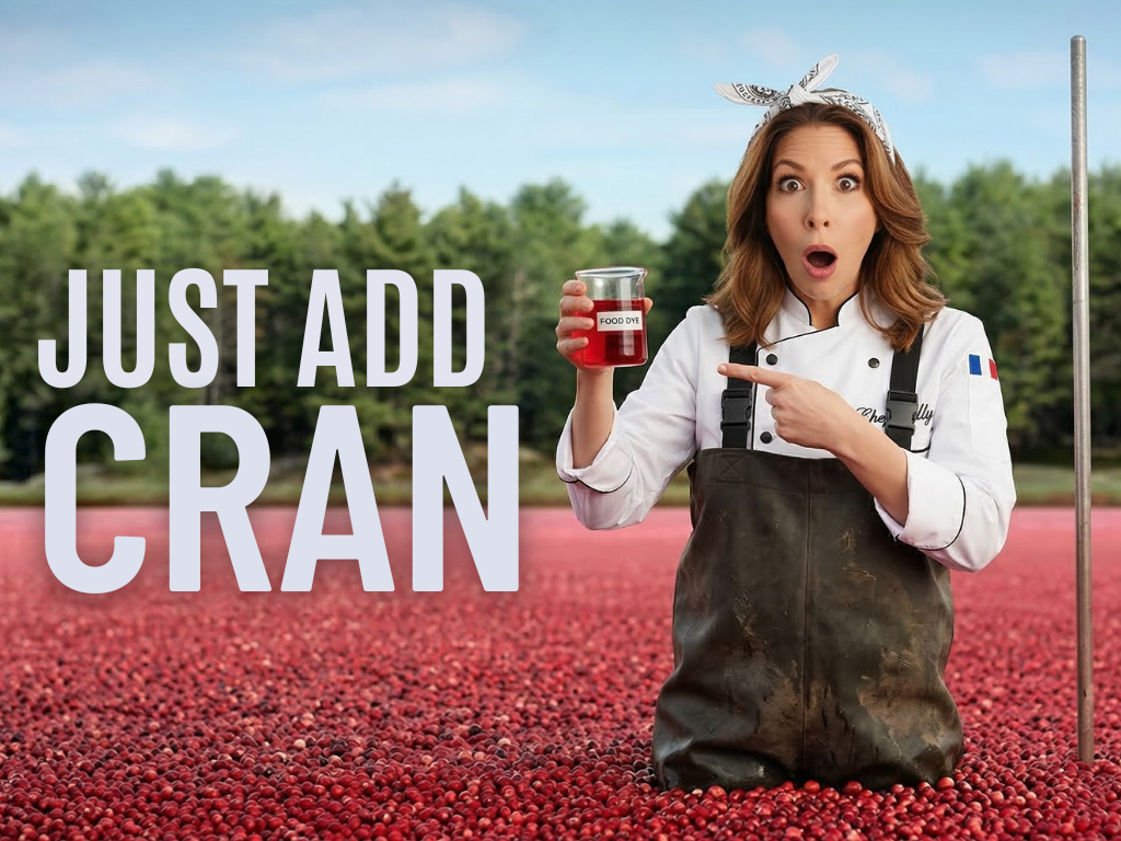 Just add cran: red 40 gets a run for its money with cranberries