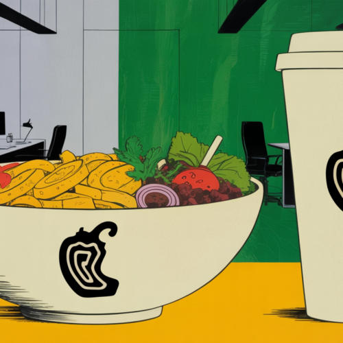 Chipotle restaurant exterior with bold branding signaling new C-suite leadership direction