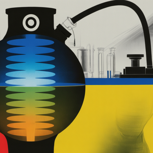 Scientist adjusting light exposure on a microbial fermentation bioreactor in a lab