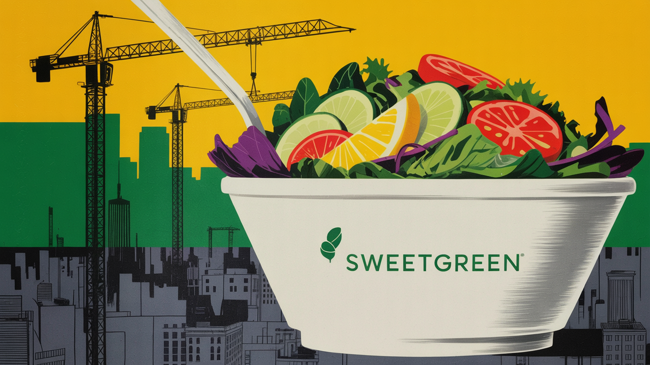 Sweetgreen restaurant exterior signaling aggressive domestic expansion growth strategy