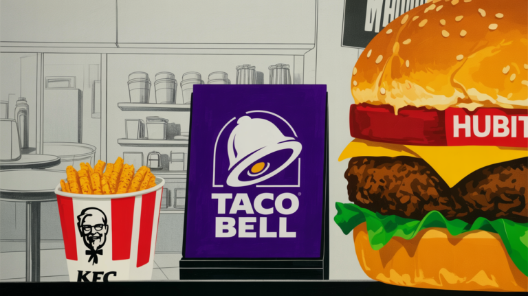 Yum Brands executives collaborating on cross-brand value strategy at a meeting