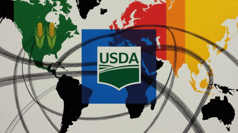 Former USDA chief economist discussing global food trade disruption at policy forum