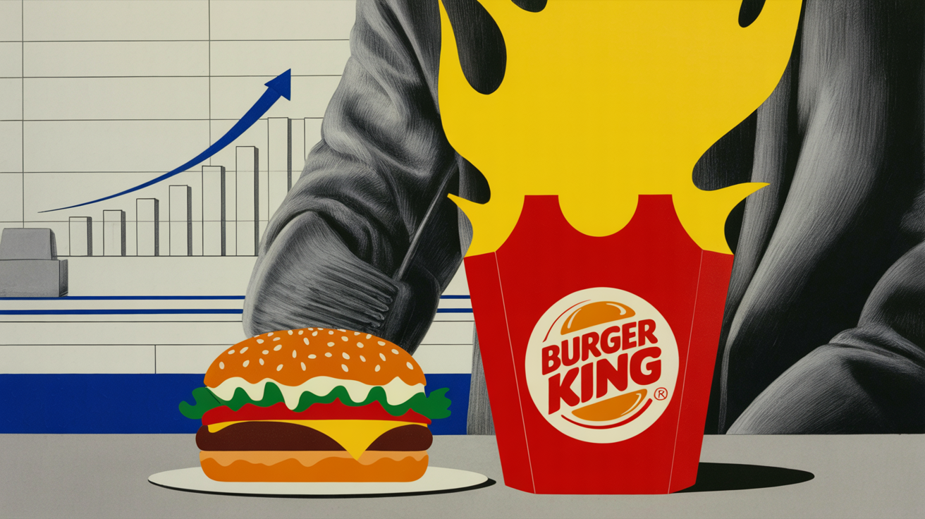 Burger King and Popeyes storefronts side by side showing contrasting brand performance