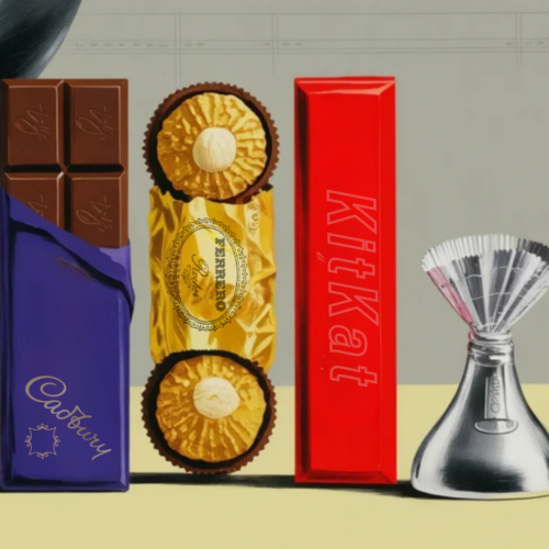Mars, Cadbury, Hershey's, Ferrero, Haribo
