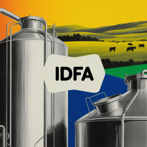 Dairy processing facility with tanks representing domestic supply chain investment