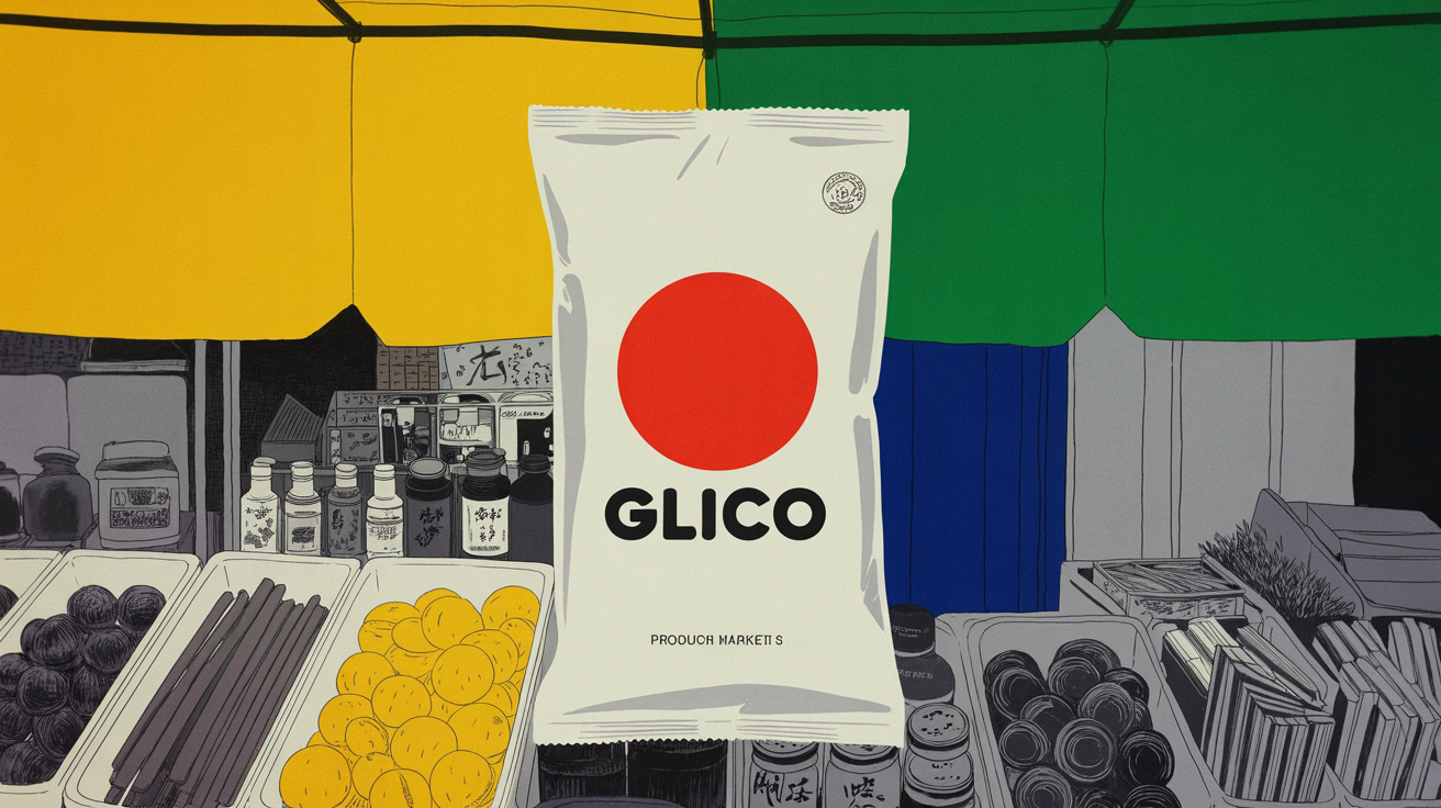 Glico Asia Pacific COO Yukio Kimura discussing localization strategy in a retail market setting