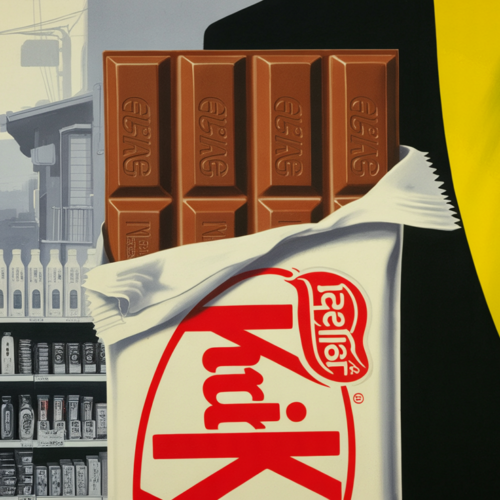 Colorful Nestlé KitKat Japan seasonal flavors displayed in premium gift packaging