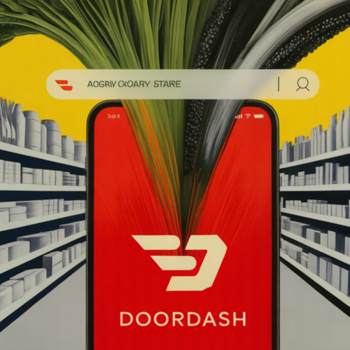 DoorDash AI-powered Ask DoorDash feature displayed on a smartphone screen
