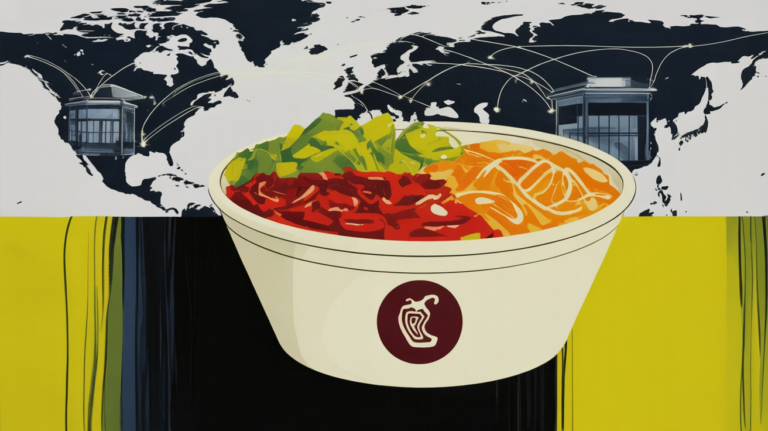 Chipotle restaurant exterior signaling global expansion ambitions under CFO leadership