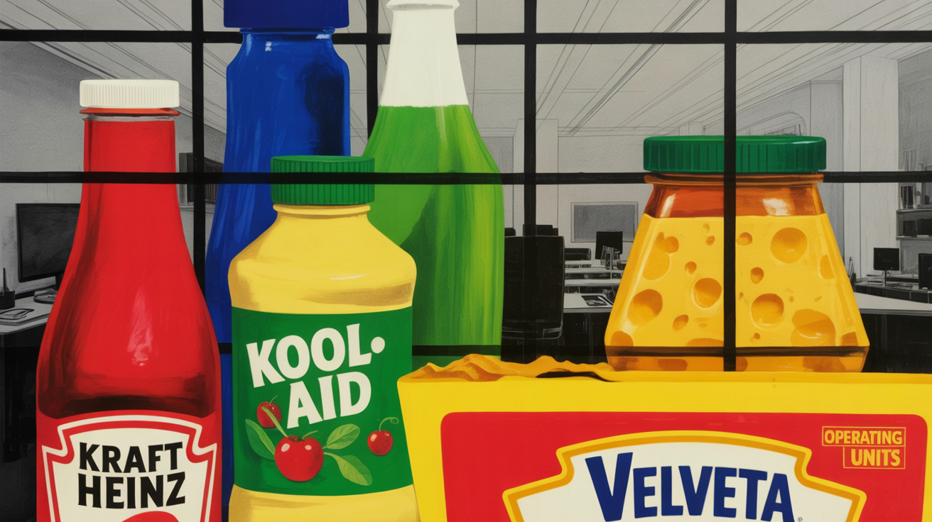 Kraft Heinz headquarters exterior signaling major corporate restructuring announcement