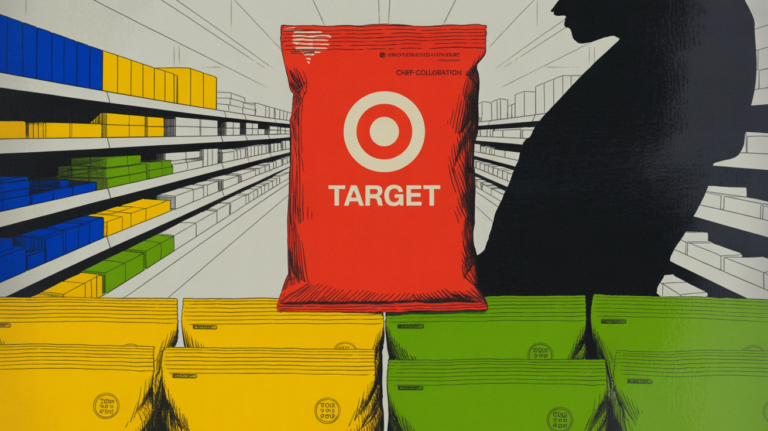 Colorful snack packaging from Target's James Beard chef collaboration lineup