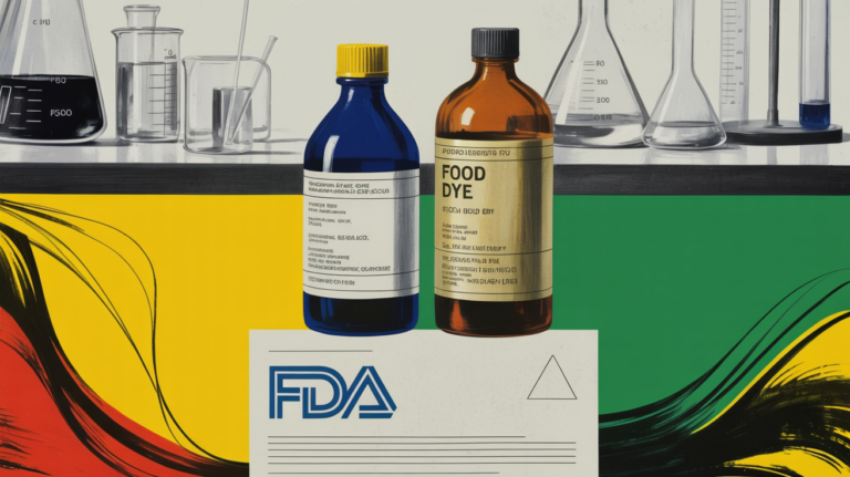 FDA regulatory document highlighting synthetic food dye authorization withdrawal decision